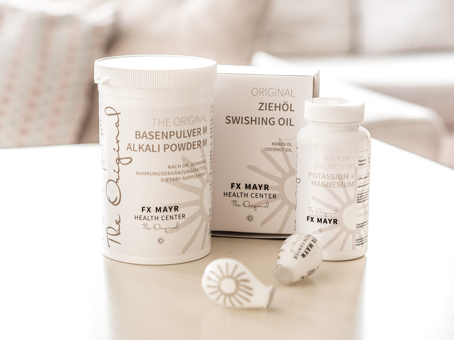 Supplements for the detox at FX Mayr clinic in Austria