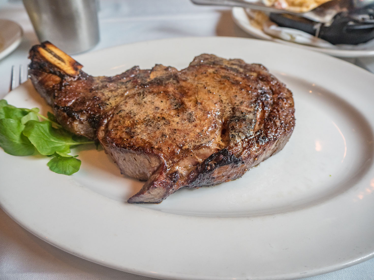 22oz bone in Ribeye steak at Capital Grille Chicago downtown by Chic Journal blog