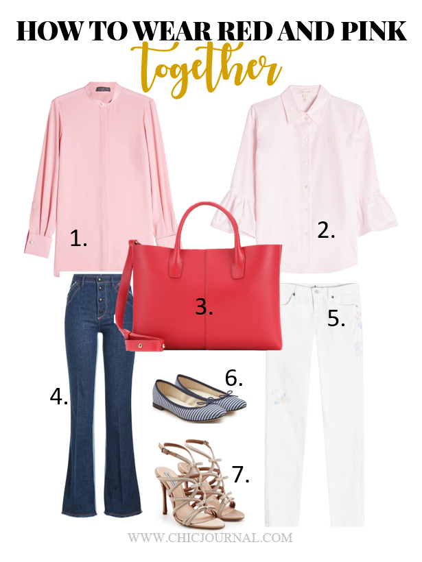How to wear red and pink