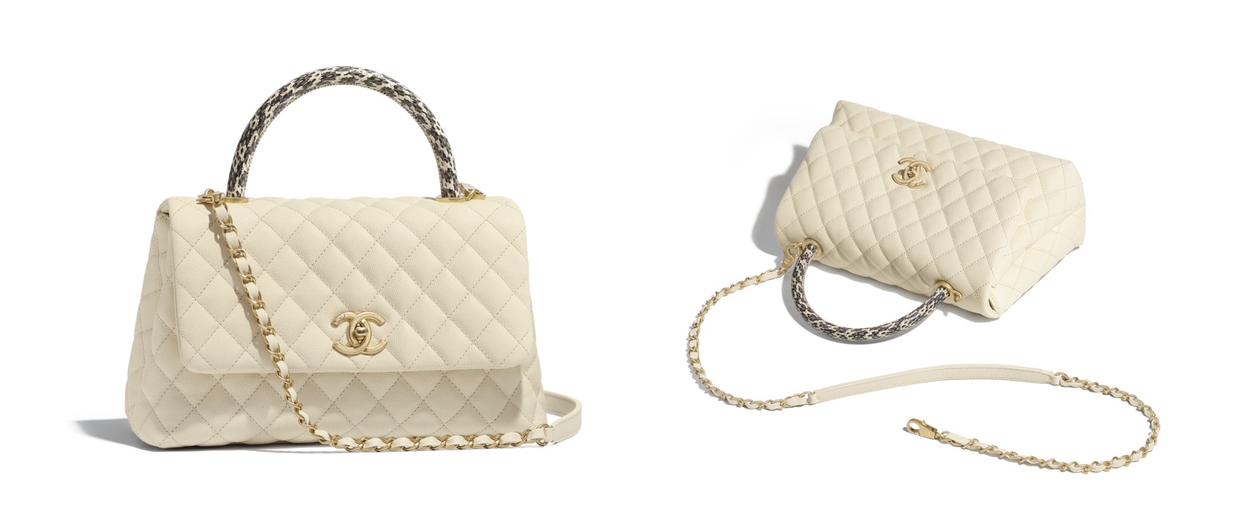 10 Best Chanel bags to buy this season creme flap Chanel top handle flap bag 