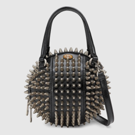 Small Gucci Basketball bag with spikes