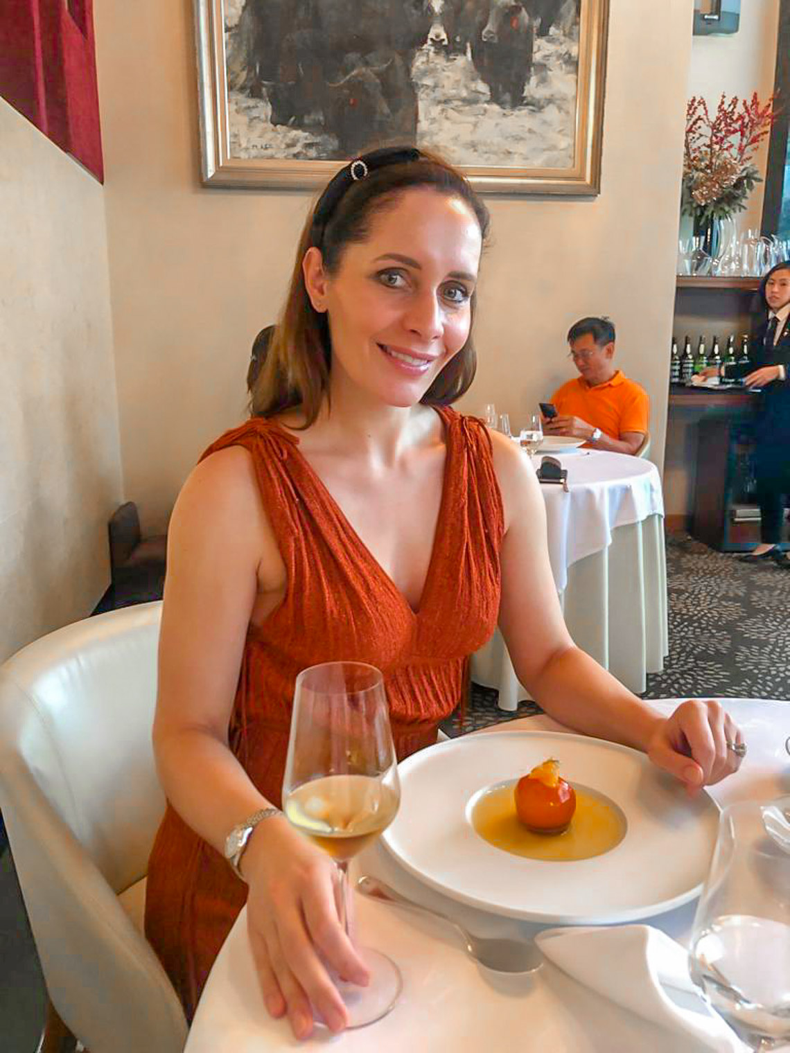 Restaurant review Les Amis in SIngapore French restaurant with two Michelin stars