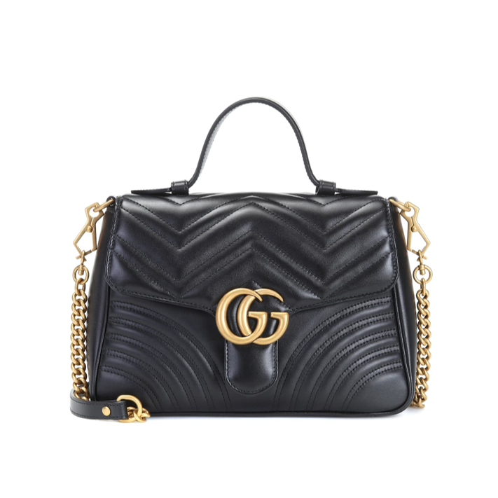 Gucci GG Small Marmont black shoulder bag