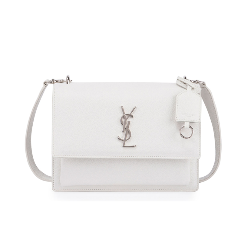 Saint Laurent white handbag