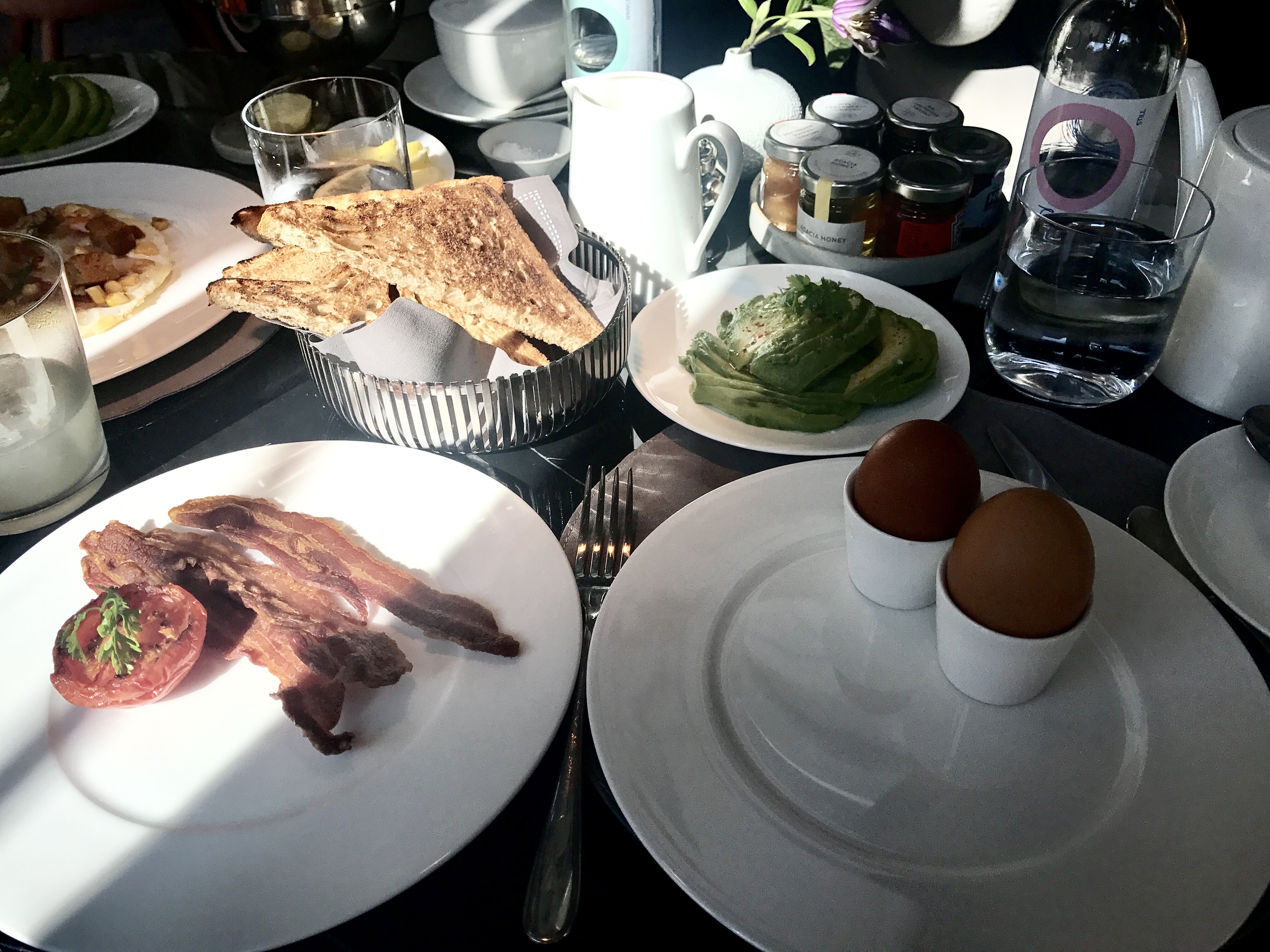 Breakfast at The Connaught hotel Jean Georges restaurant