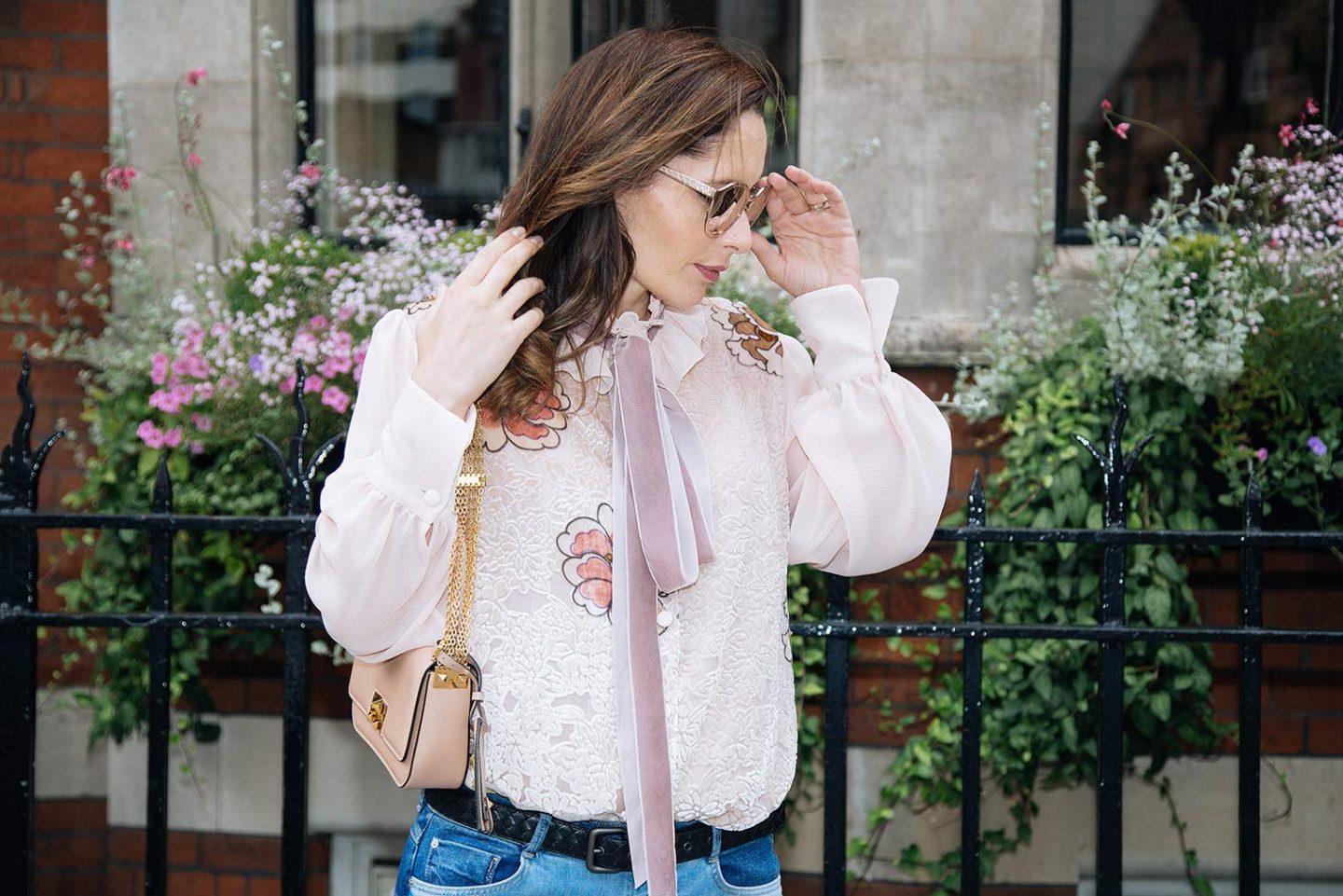 Boho chic style with See By Chloe blouse