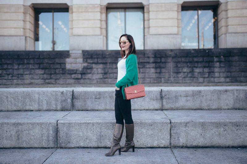 How to wear green by Chic Journal