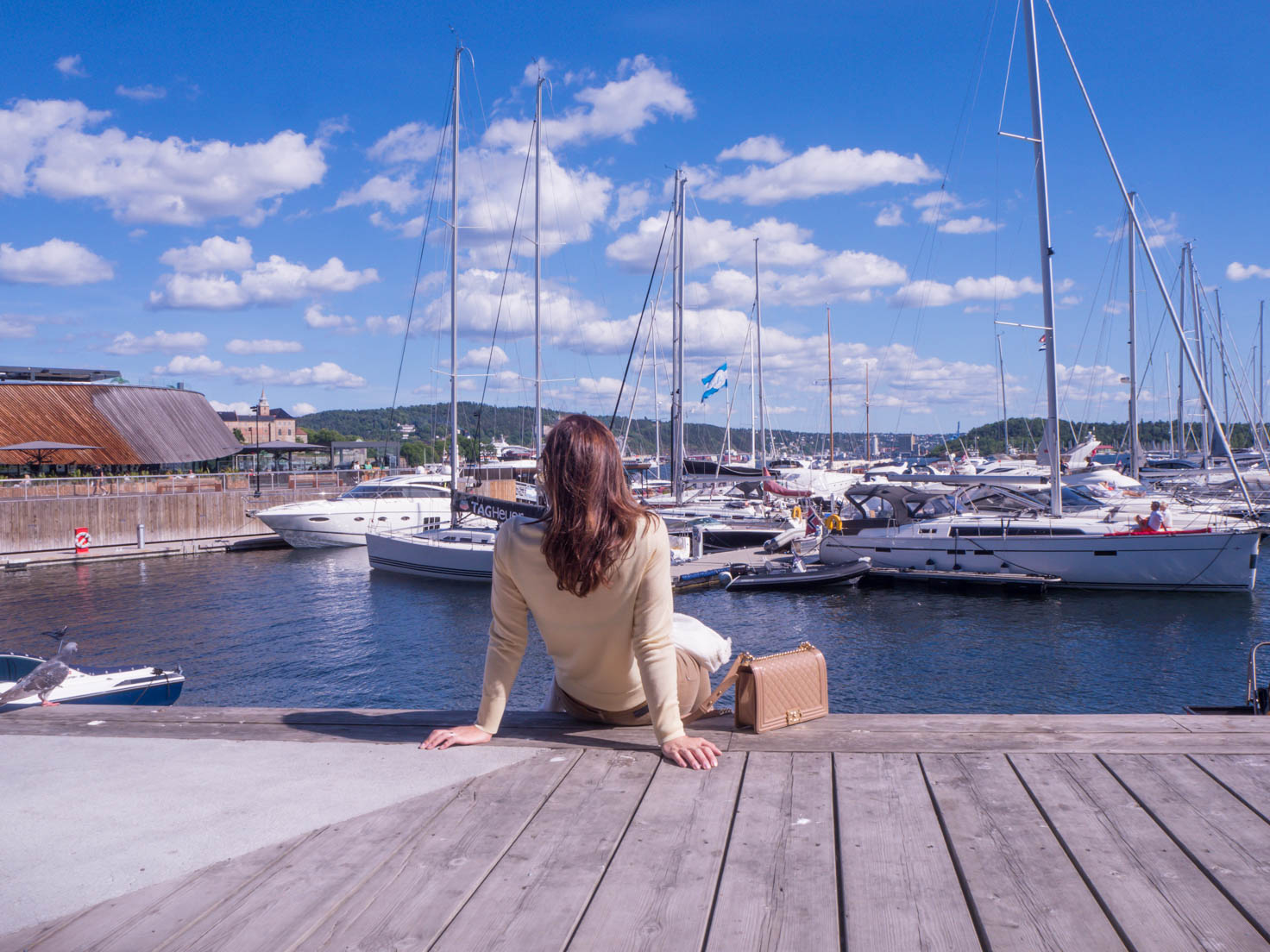 Petra from Chic Journal blog visiting Oslo, Norway