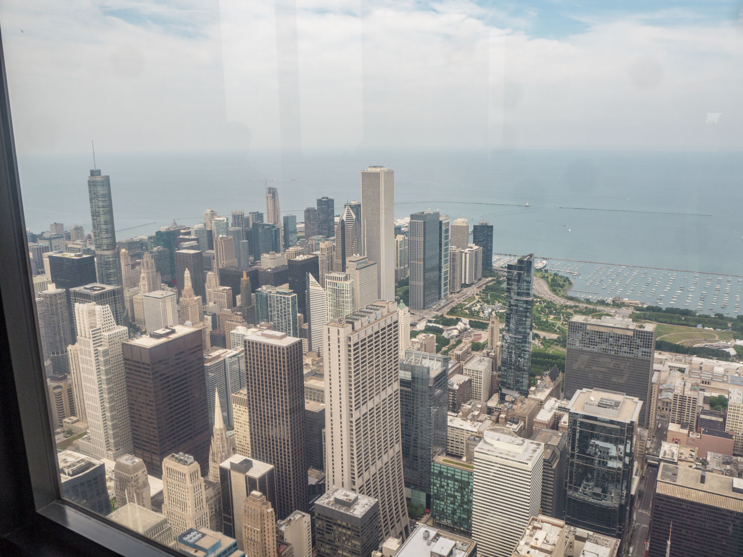 Skydeck at Willis Tower in Chicago view