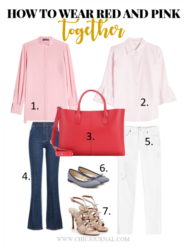 How to wear red and pink together and look chic | Chic Journal blog