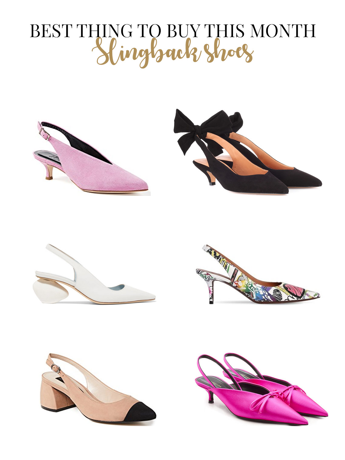 Best slingback pumps to buy this summer