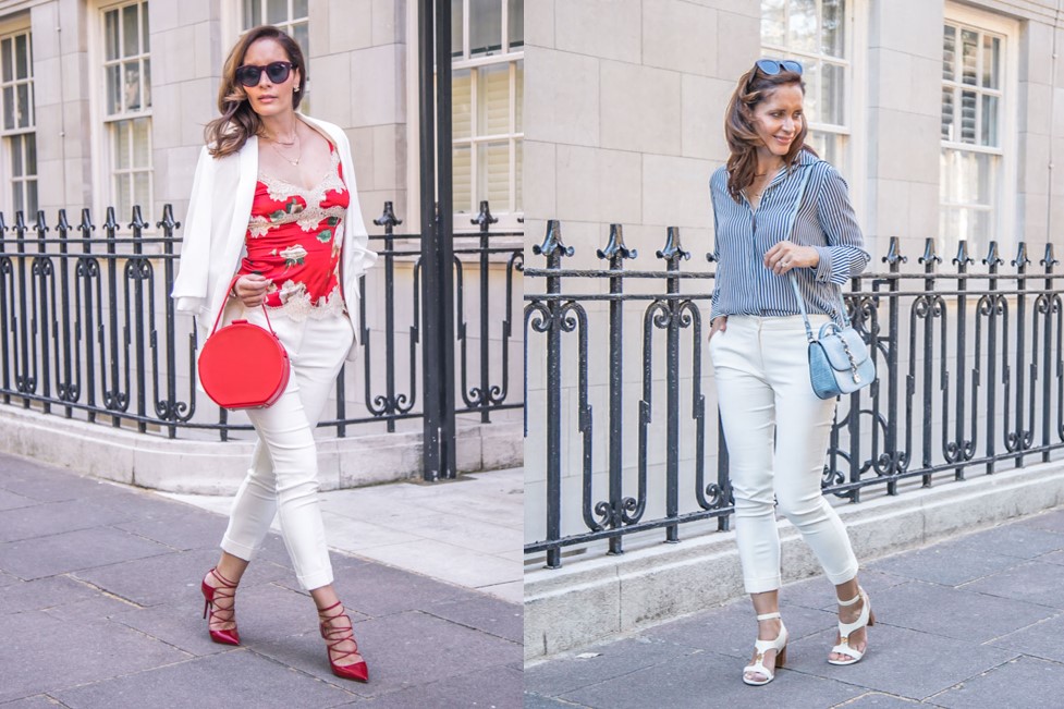 How to wear white trousers day and night Chic Journal
