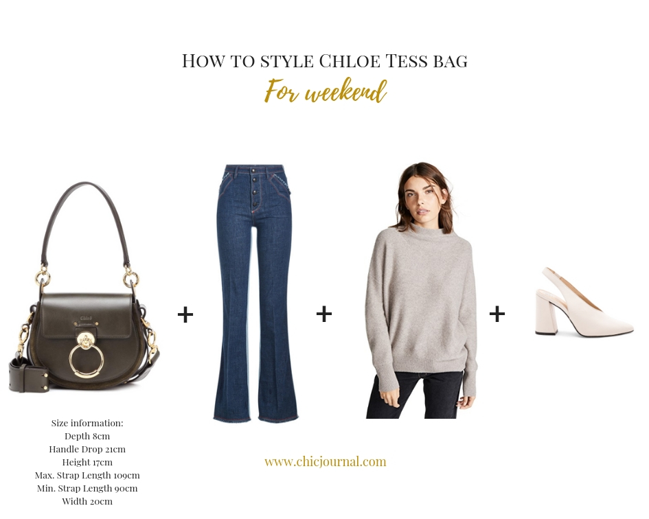 What to wear with Chloe Tess bag 