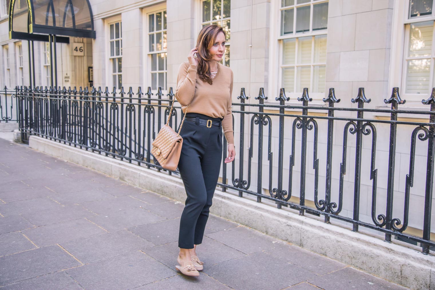 What to wear with paperbag trousers 