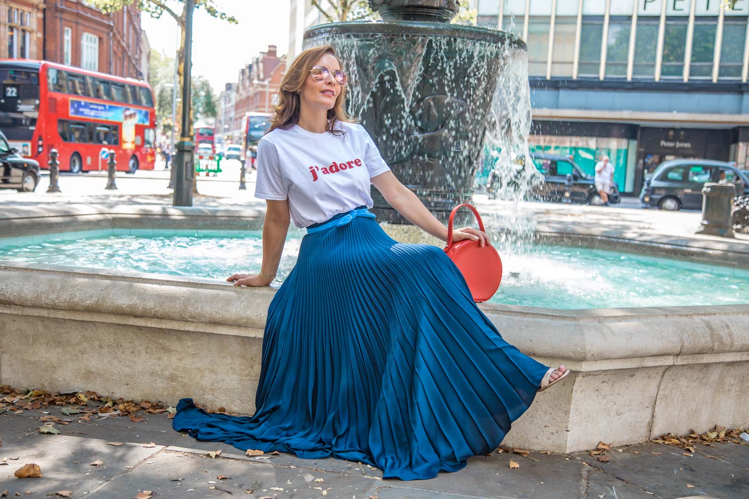 What to wear with pleated maxi skirt everyday