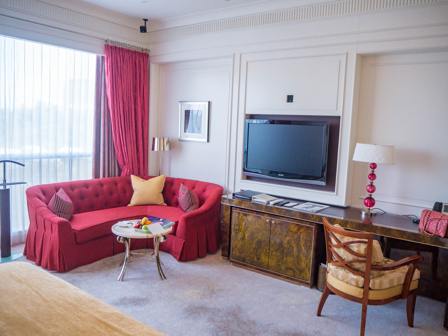 Hotel room at St Regis Singapore