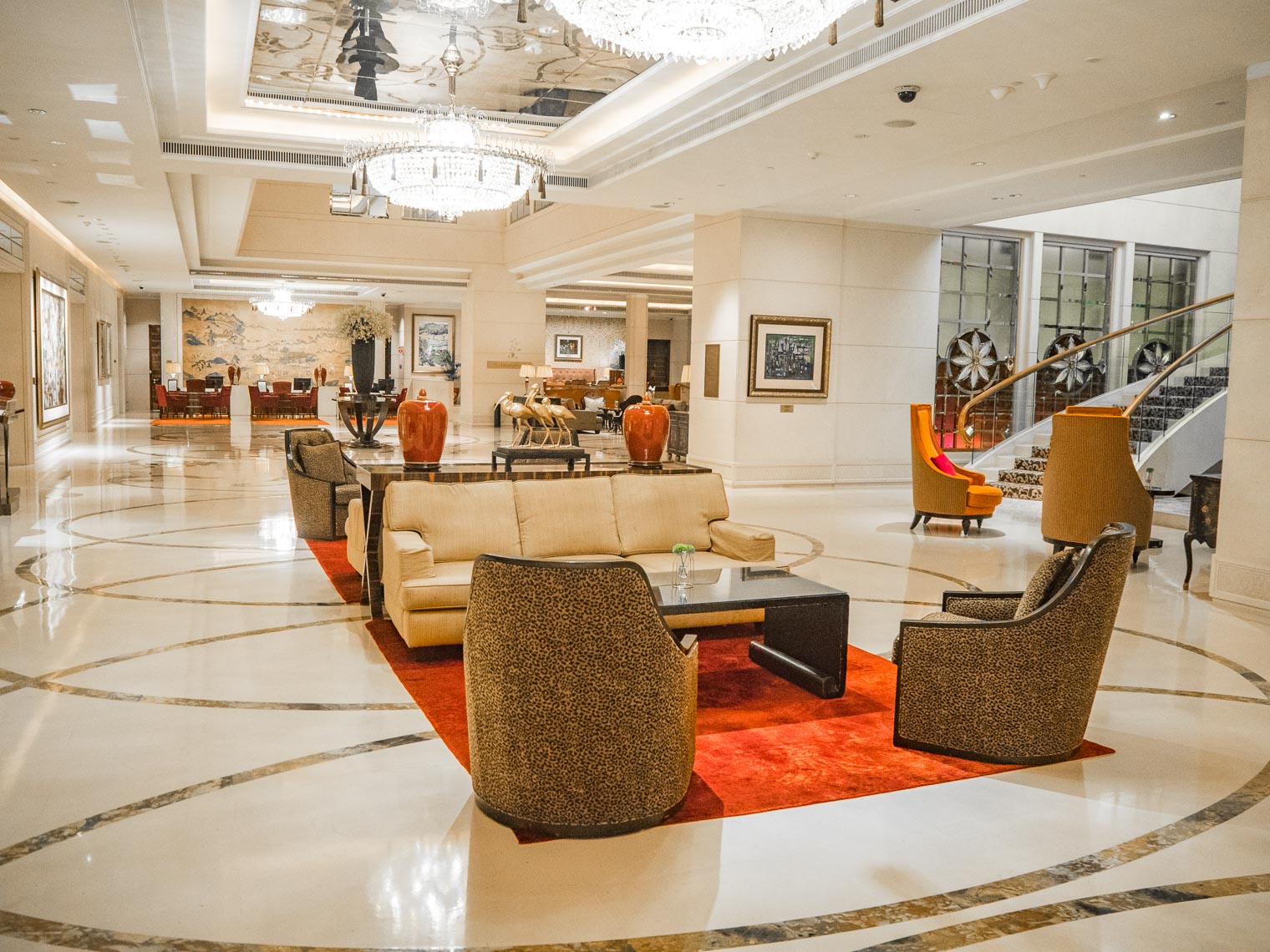 Hotel lobby at St Regis Singapore