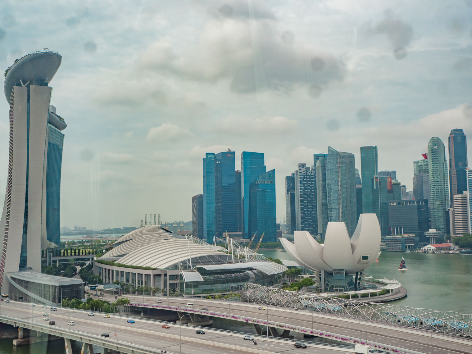Singapore view at Marina Bay Sands