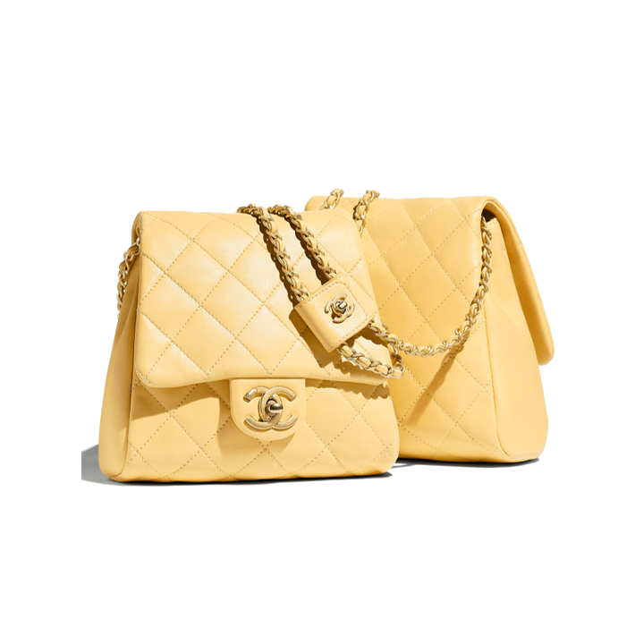 Chanel side packs yellow 