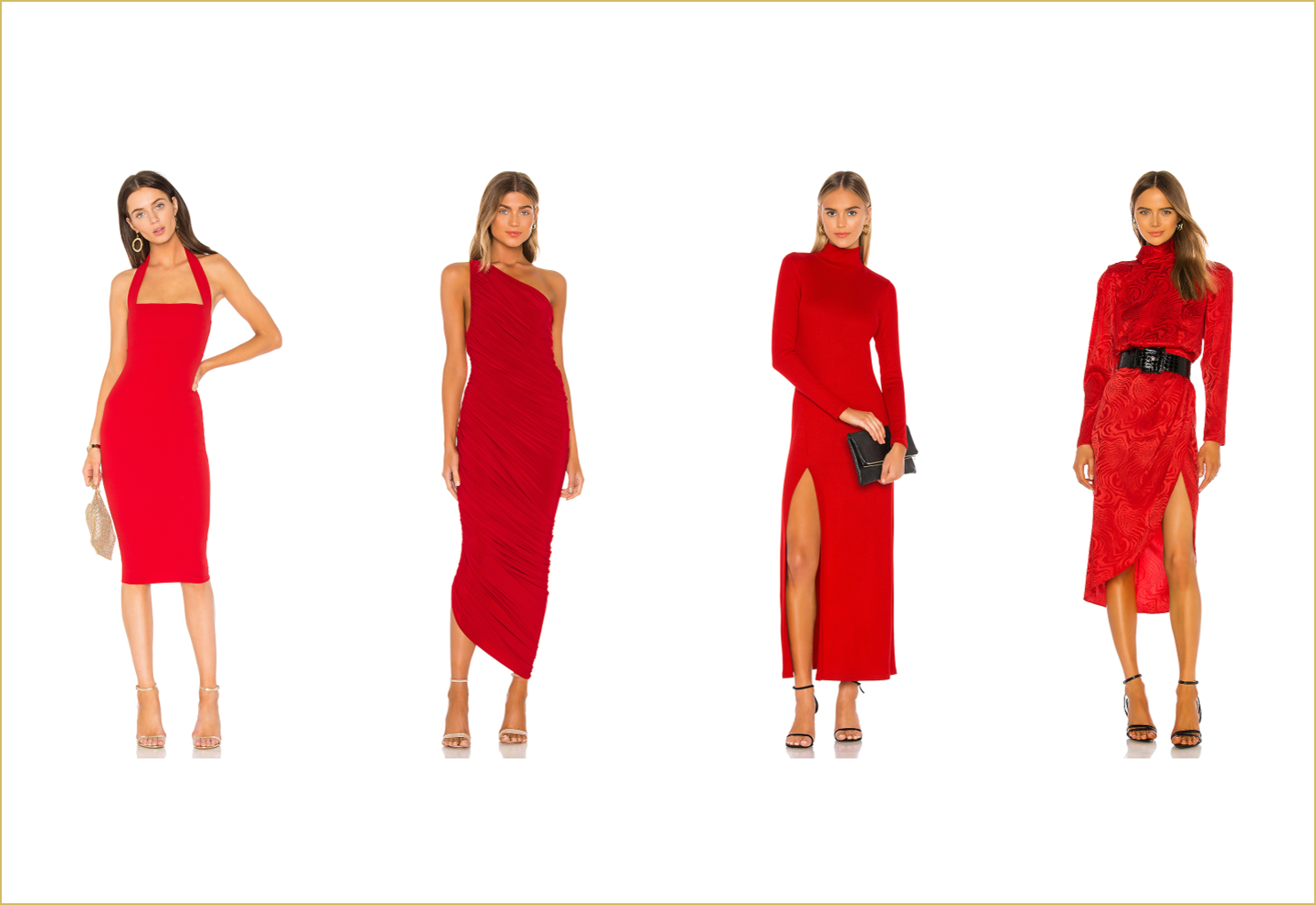 What to wear for Valentine's day dinner, red dresses